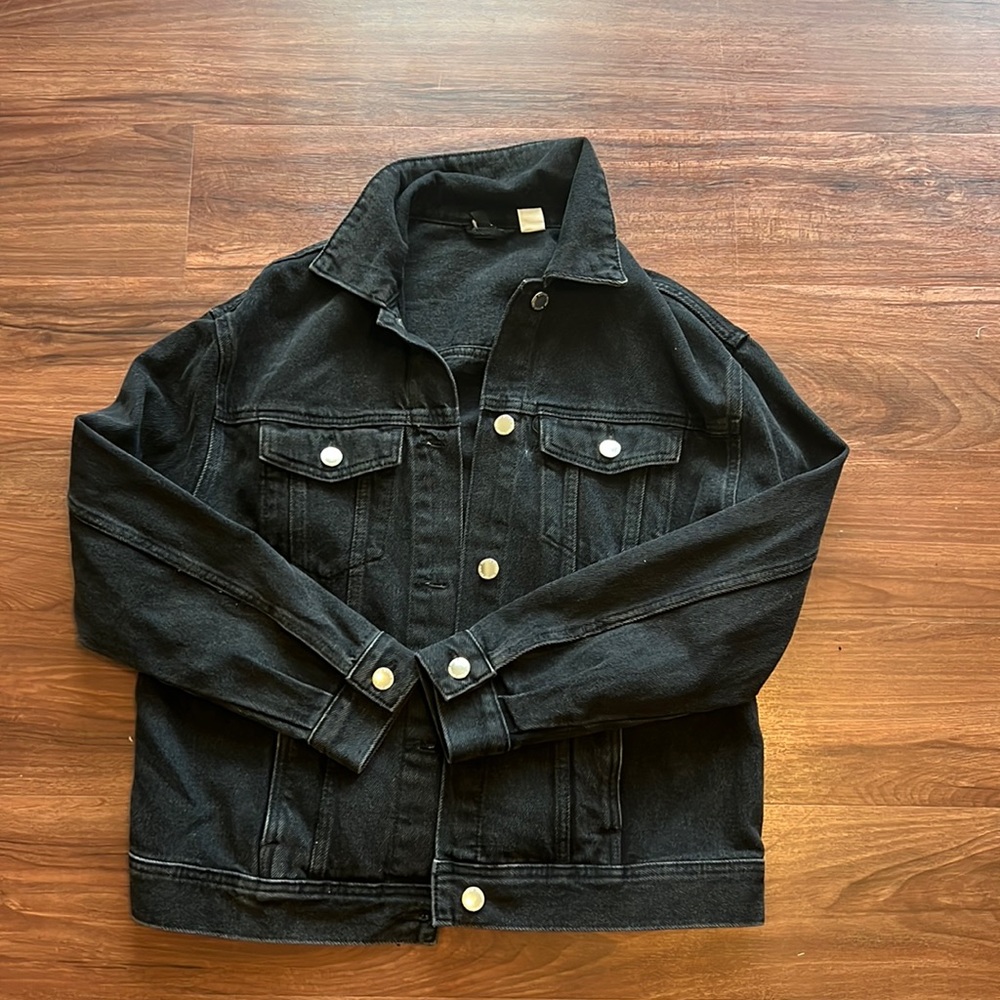 H&M Black Jean Jacket